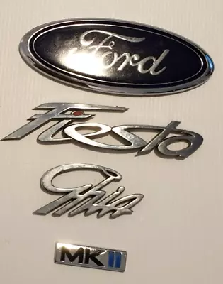 Ford Facon & Fiesta Name Badge As Pictured Used Condition Ford & Fiesta 140 Mm • $25.99