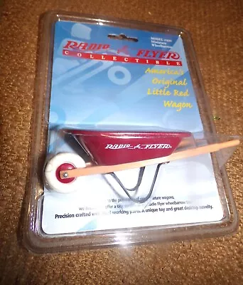 NEW 1997 Radio Flyer Red Model 400 Miniature Wheelbarrow BRAND NEW!! SEALED!! • $14