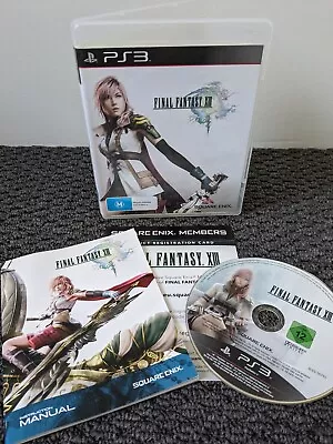 Final Fantasy XIII PS3 Playstation 3 Game + Manual • $8.95