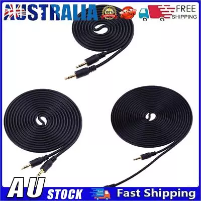 AUX Cable 3.5mm Stereo Audio Extension Male To Male Auxiliary Car Cord AU • $7.32