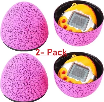 2 - Pack Tamagotchi Connection Novelty Reproduction Virtual Pet Pink White Eggs • $12