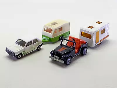 Matchbox And Siku  Cars  & Caravans  X 2 - Good Used Condition • £9.99