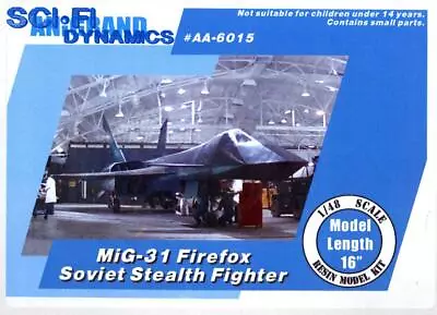 Anigrand Models 1/48 MiG-31 FIREFOX STEALTH FIGHTER • $187.99
