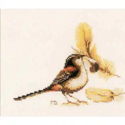 Lanarte Counted Cross Stitch Kit  Chaffinch Marjolein Bastin  22x15cm DIY • $30.81