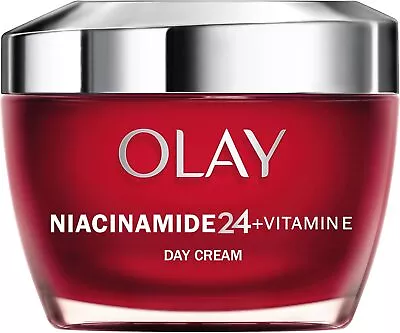 Olay Niacinamide 24 + Vitamin E Day Face Cream 50ml Hydrate Pure Renew Age Defy • £11.99