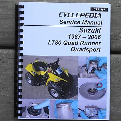 1987-2006 Suzuki Quadsport Quad Sport LT80 LT 80 ATV SERVICE & REPAIR MANUAL • $32.95