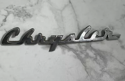 Vintage Chrysler Script Emblem Badge Logo Rare • $85