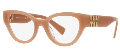 Miu Eyeglass Frames MU01VV 14H1O1 50 Caramel For Women • £158.57