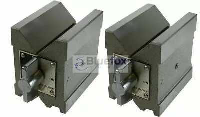 Precision Magnetic V Block Matched Pair V Both Side With-High-Magnetic-Force • £56.40