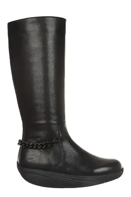 MBT Women Ameli Tall Riding Style Dress Boots Side Zipper (Soft Lthr Vibram) • $395