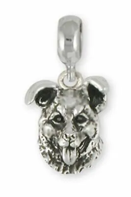 £84.48 • Buy German Shepherd Charm Slide Jewelry Sterling Silver Handmade Dog Charm Slide GS1