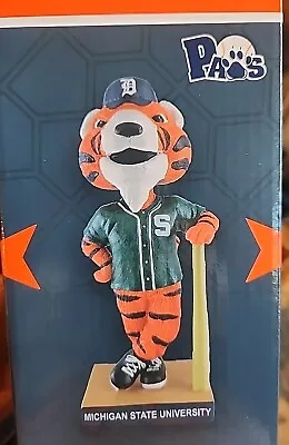 2023 Detroit Tigers Michigan State University PAWS Mascot Bobblehead SGA • $29.99