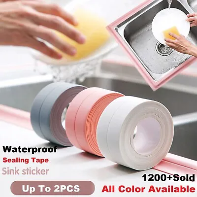 $39.95 • Buy Waterproof Wall Corner Sealing Tape Self Adhesive Kitchen Bathroom Crevice Strip