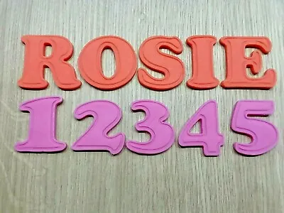 Fondant Edible Letters / Numbers For Cake / Cupcake  Decoration Birthday • £2.65