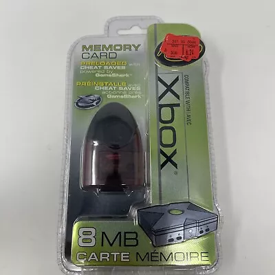 XBOX Memory Card 8 MB Brand New Mad Catz RED Clear TRANSLUCENT GameShark! • $34.99