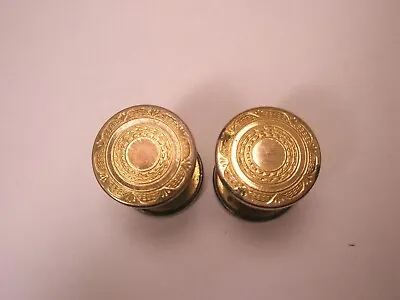 Gold Plated Snap Style VICTOR/EDWARDIAN Vintage Cuff Links • $43.49