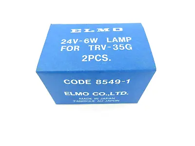 Elmo 24V-6W Lamp For TRV-35G 35H TRS-35XG - Code 8549-1 (2 Pack) • $14.97