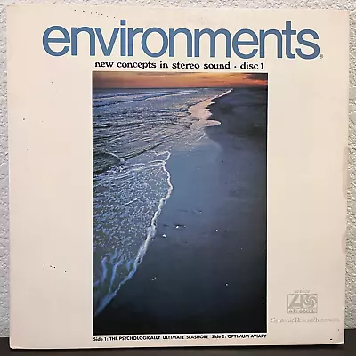 ENVIRONMENTS Disc 1 - Syntonic Research - 12  Vinyl Record LP - VG+ • $16.49