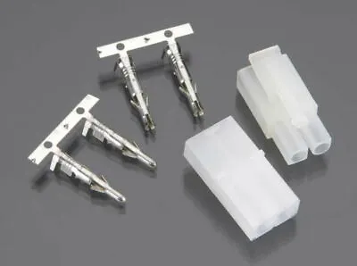 Tamiya Connectors White Plug And Socket Set Connectors Battery/ESC MULTI • £3.99