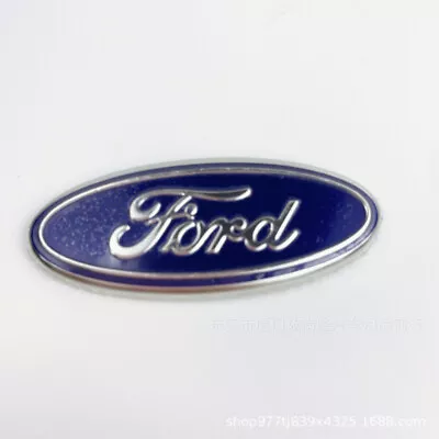 Car Accessories Steering Wheel Emblem Sticker Logo Badge For Ford 5.8*2.4CM Blue • $10.99