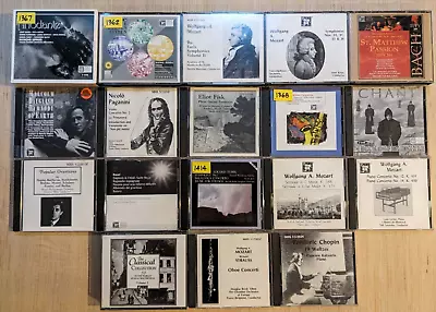 Musical Heritage Society 18 Classical CD Lot MHS Mozart Beethoven Ravel Chopin • $66