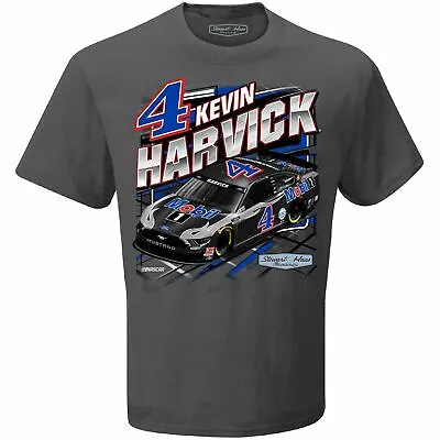 2021 Kevin Harvick #4 Mobil 1 Qualifying Nascar Cup Licensed Tee Shirt I42m1 • $15.58