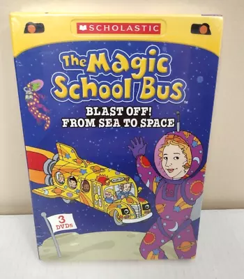 The Magic School Bus DVD Blast Off From Sea To Space Scholastic 3 Set NEW SEALED • $12.99