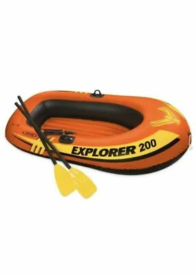 Intex Explorer 200 Inflatable 2 Person River Raft Boat Kayak Canoe • $34.99