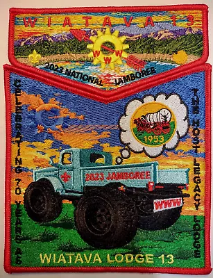 Oa Wiatava 13 Bsa Orange County 2023 3-patch Truck Car 70th Ann Of 1953 Jamboree • $37.99