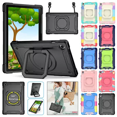 For Samsung Galaxy Tab A A7 Lite A8 S7 S8 Heavy Duty Stand Case Hard Cover Strap • $28.59