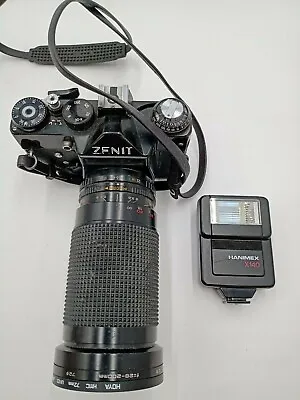 Zenit Vintage Camera Hanimex X140 Flash Sirius MC Lens   K12 • £15