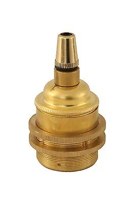 £6.90 • Buy Vintage Lamp Light Bulb Holder ES E27 Edison Screw + 2 Shade Rings + Cord Grip