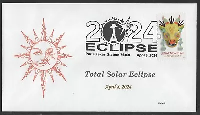 Total Solar Eclipse 2024 Cover * Usa * April 8 2024 * Paris Texas • $4.50