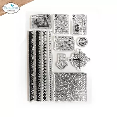 Elizabeth Craft Clear Stamps-Travel & Postage • $18.42