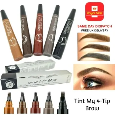 Microblading Tattoo Eyebrow Pen Liquid Ink Waterproof Tint Brow Eye Make Up UK  • £2.99