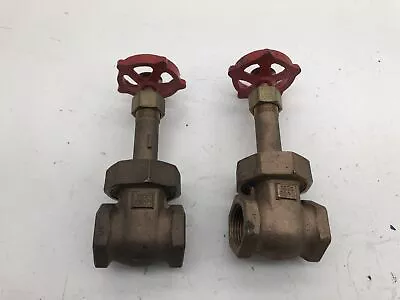 (qty.2) Milwaukee Valve 1152-1162 1/2  Brass Gate Valve • $69.99