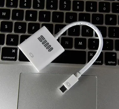 SUNQQ  Mini DisplayPort Thunderbolt To DVI Cable For Macbook Mac Pro Air  • $7.99