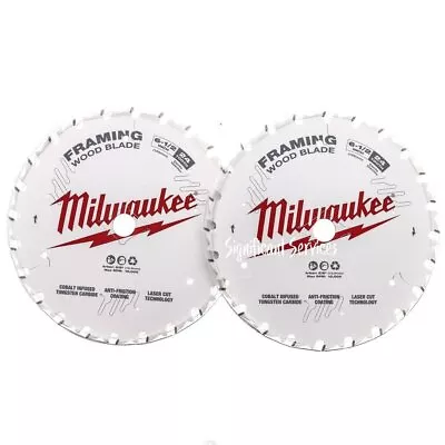 Milwaukee 48-41-0620 6-1/2  24T High-Performance Framing Circular Saw Blades • $23.95