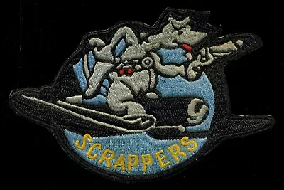 USN VBF-8 Flying Corsairs Hellcats Scrappers USS Hancock Patch CT1 • $15