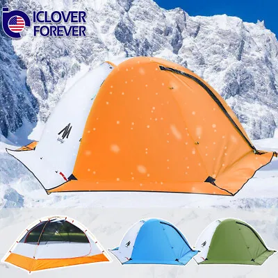 Ultralight 2 Person Hiking Camping Tent 4 Season Backpacking Winter Hunting Tent • $95.99
