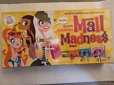 Milton Bradley Electronic Talking Mall Madness 2004 100% Complete • $34.95