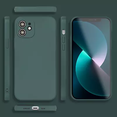 $6.49 • Buy Shockproof Case Silicone Cover For IPhone 13 12 11 Mini Pro Max X XS XR