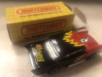 Matchbox #4 ‘57 Chevy Red And Black Made In Macao  Mint In Box • $6
