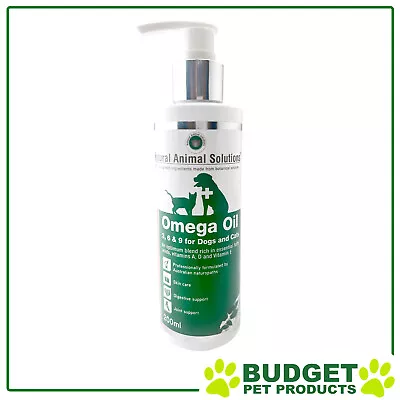 NAS Omega Oil With Omega 3 6 & 9 For Dogs And Cats 200ml • $23.98