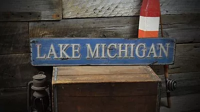 Personalized Lake Sign - Rustic Hand Made Vintage Wooden Sign • $149