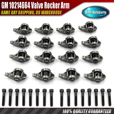 Roller Rocker Arms + Bolts Set For Chevrolet GMC LS LS1 4.8L 5.3L 5.7L 6.0L 6.2L • $109.99