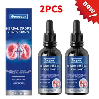 $4.72 • Buy 2X Powerful Kidney Support & Uric Acid Cleanse Herbal Drops,