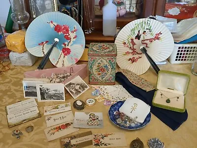 Ladies Vintage Items With Ephemeral Items Dance Cards • $35.99