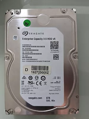 Seagate ST6000NM0105 Hard Disk Drive 6TB 3.5inch SAS 12Gbps HDD • £65
