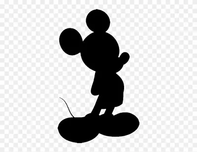 Vinyl Decal For Window - Mickey Mouse Silhouette Disney (Various Colors/ Sizes) • $7.99